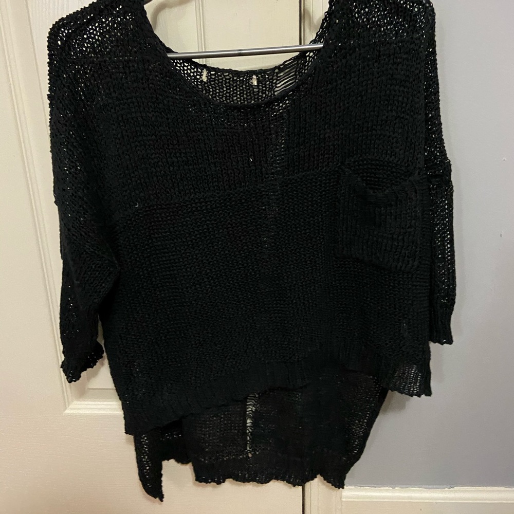 Destroyed College Rule Shear Sweater